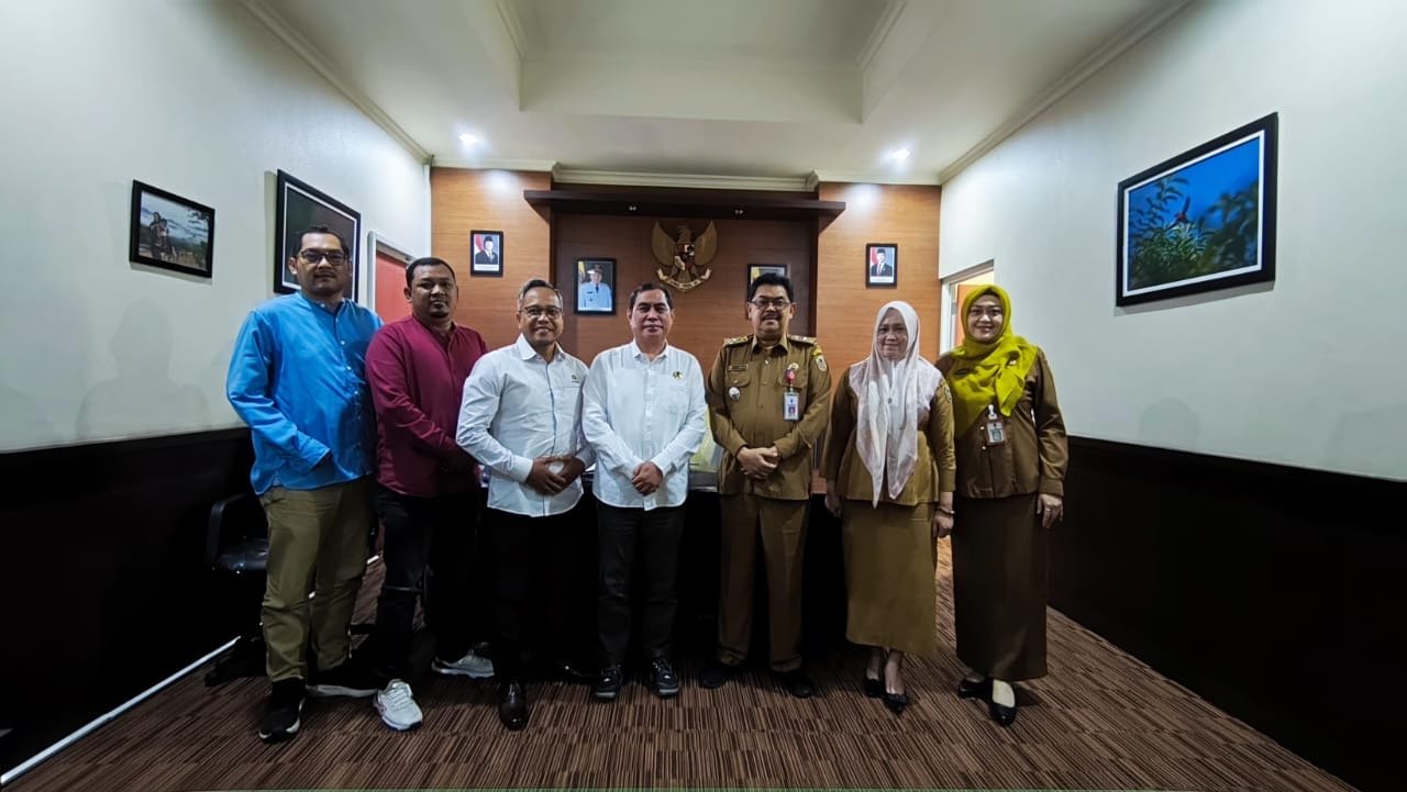 Terima Laporan HPN, Diskominfo Terbuka Jalin Kerja Sama Media Lebih Erat