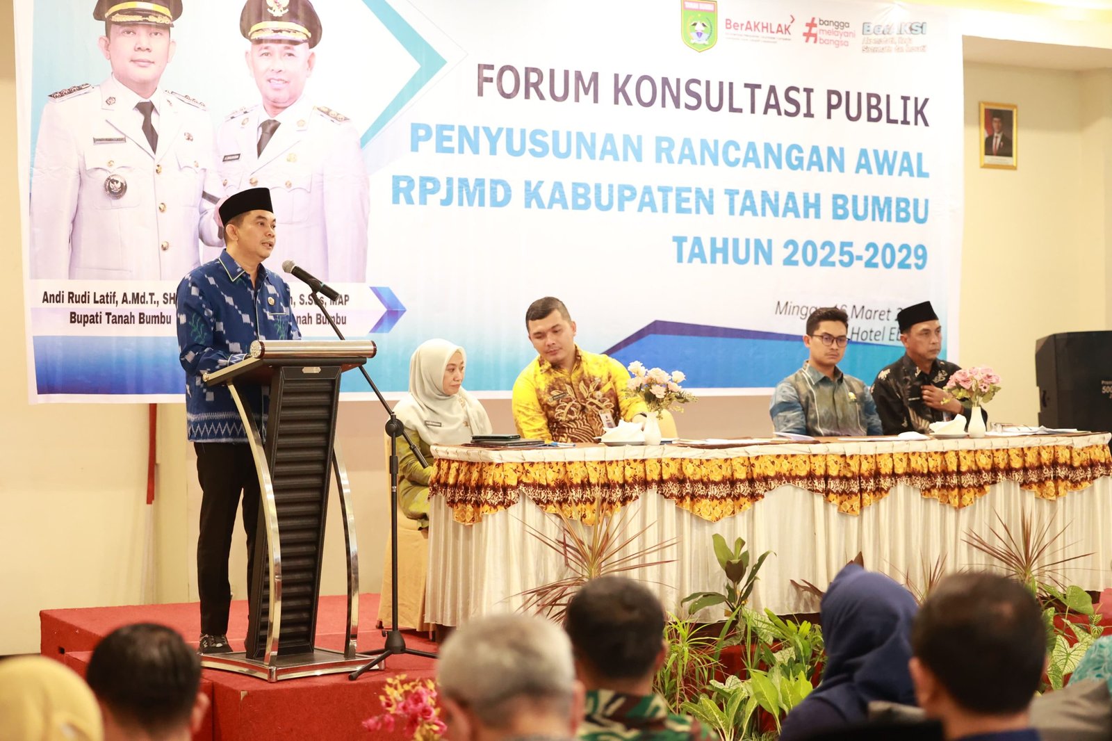 Konsultasi Publik RPJMD Tanbu, Bupati Andi Rudi Latif : Kiblat Pembangunan Daerah 5 Tahun