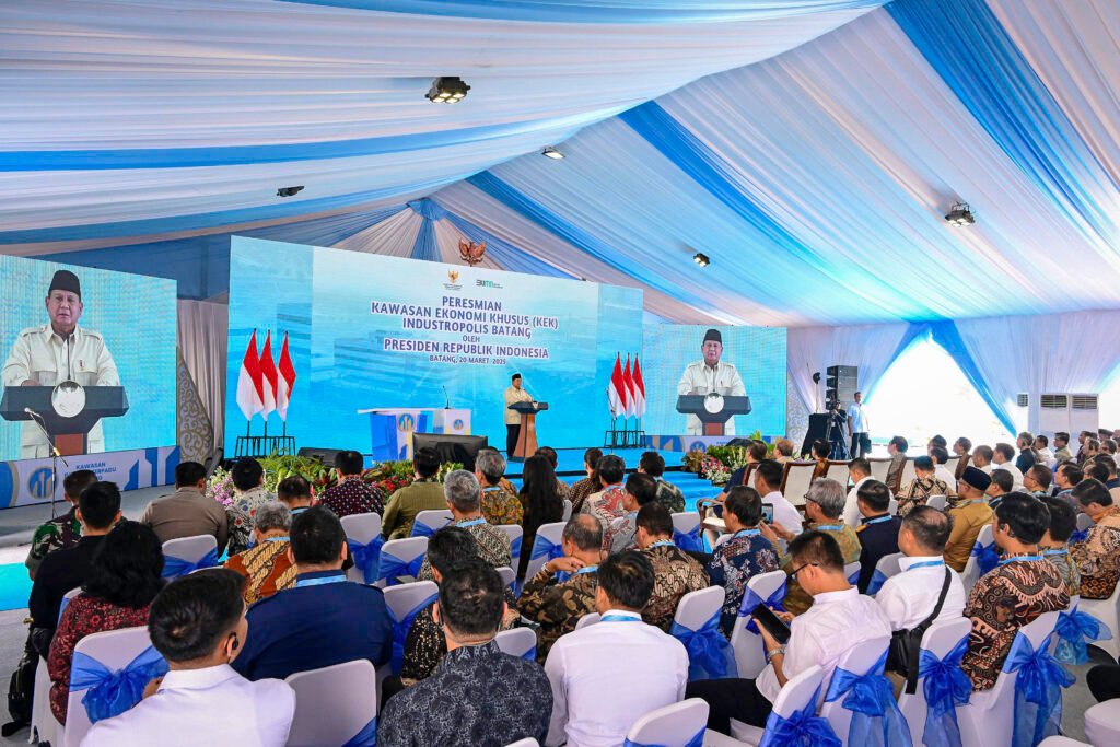 Presiden Prabowo Resmikan KEK Industropolis Batang, Wujudkan Industrialisasi dan Hilirisasi untuk Bangun Ekonomi Nasional