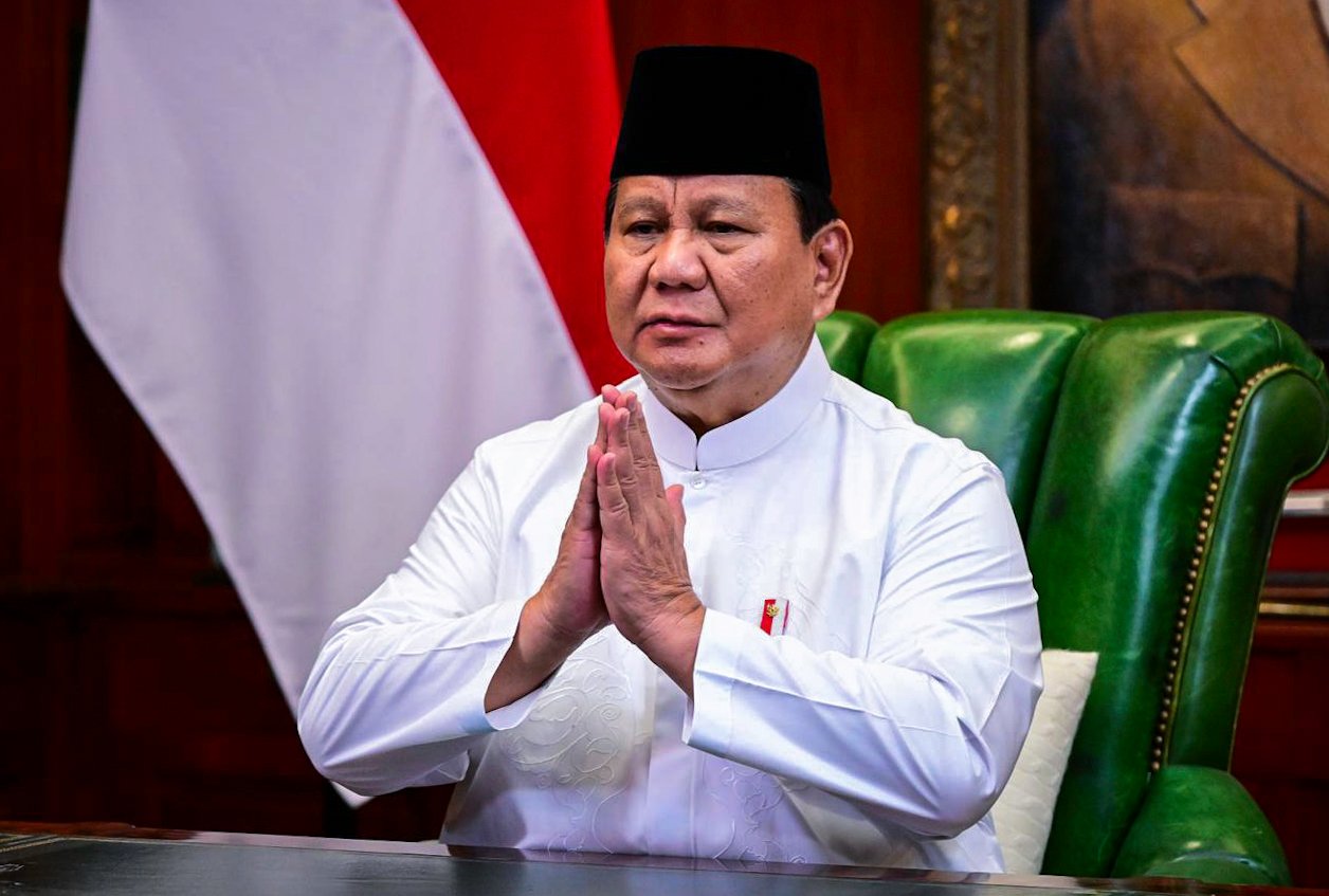 Presiden Prabowo Ucapkan Selamat Idulfitri 1446 Hijriah