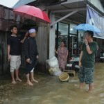 Arahan Bupati, Ini Aksi Wabup Bahsanudin Tinjau Lokasi Banjir di Simpang Empat Tanah Bumbu