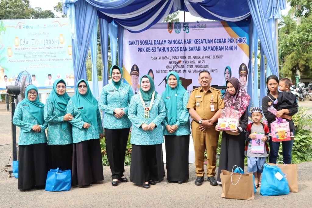 HKG Ke-53 di Kabupaten Tanah Laut, TP PKK Kalsel Gelar Rangkaian Bakti Sosial