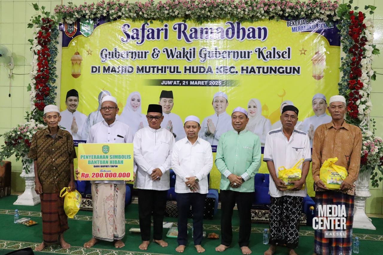 Pemprov Kalsel Lakukan Safari Ramadan di Kabupaten Tapin