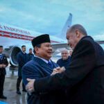 Tiba di Ankara, Presiden Prabowo Disambut Langsung Presiden Erdoğan