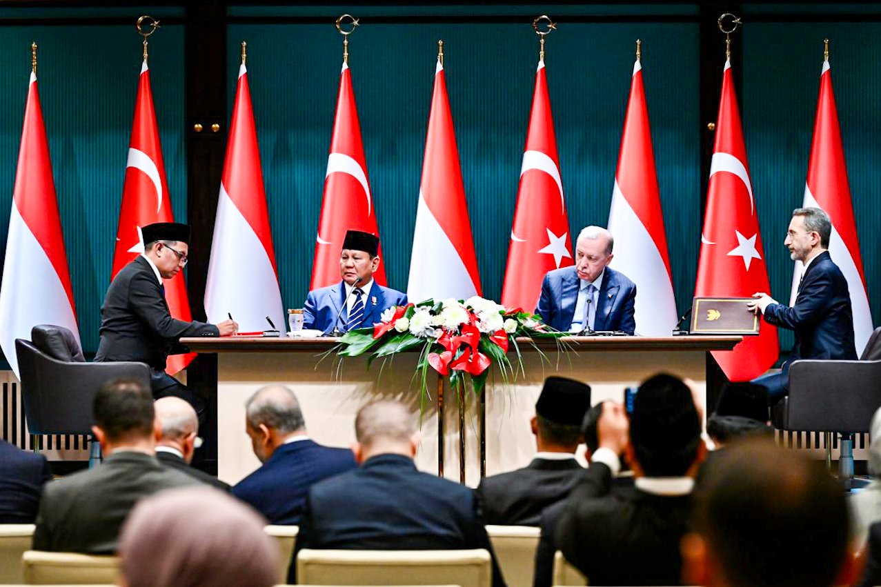 Presiden Prabowo dan Presiden Erdoğan Saksikan Penandatanganan Sejumlah MoU Strategis di Ankara