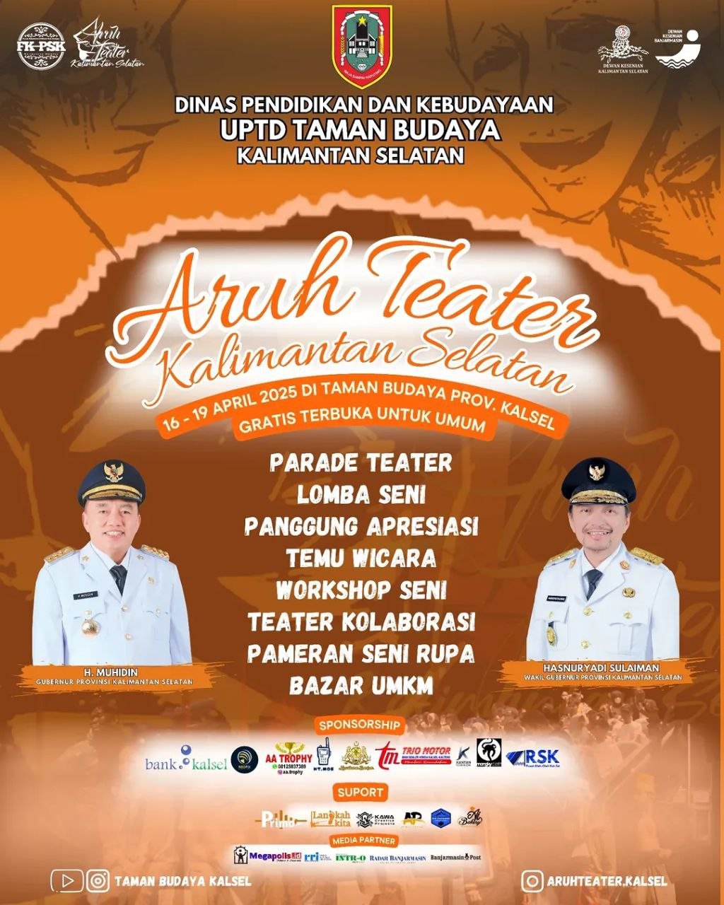 Peringati Hari Teater Sedunia, Pemprov Kalsel Akan Tampilkan Berbagai Pementasan