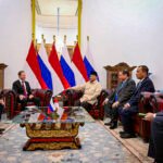 Presiden Prabowo Terima Kunjungan Kehormatan Wakil Perdana Menteri Pertama Federasi Rusia di Istana Merdeka
