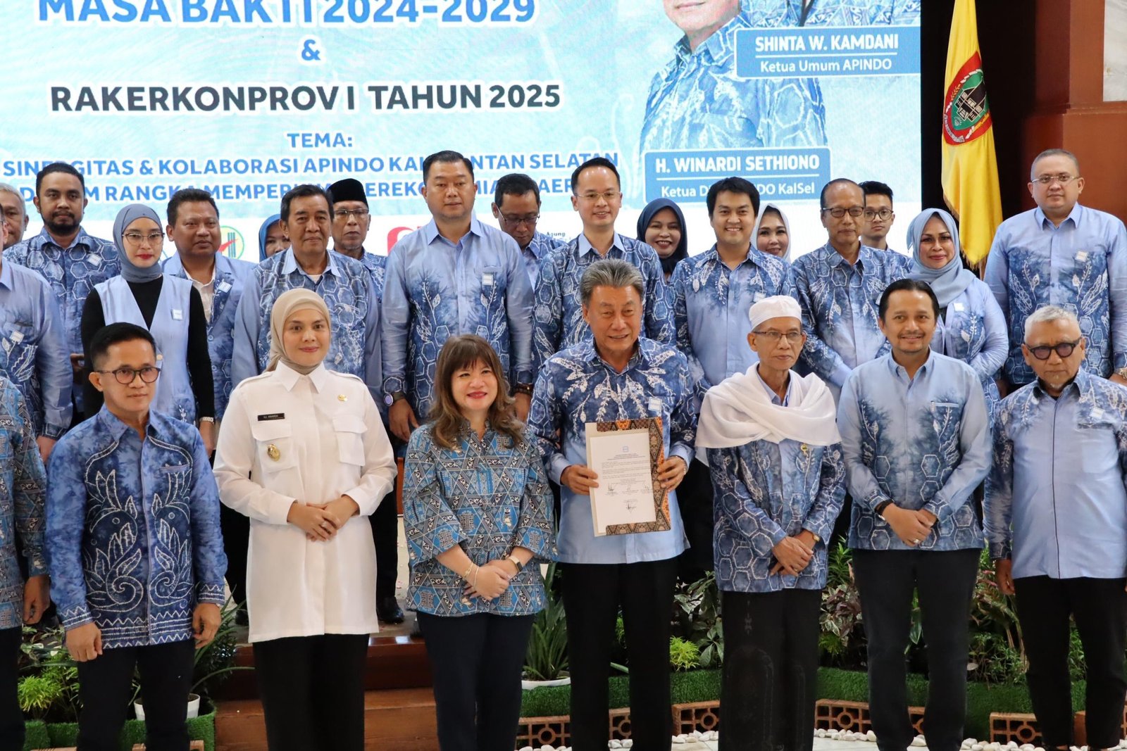 Wagub Kalsel Apresiasi Pengukuhan Pengurus DPP Apindo 2024-2029