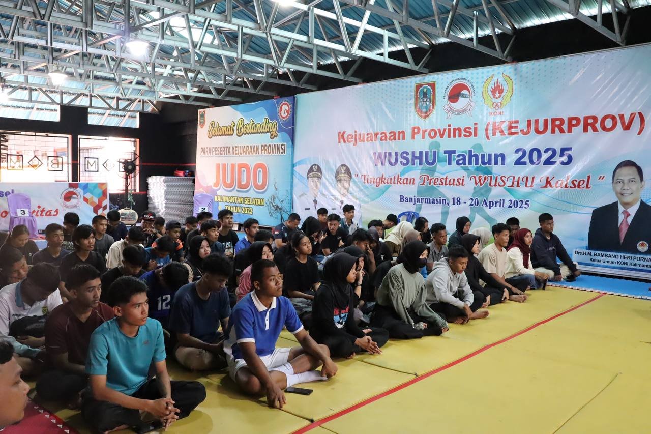 135 Atlet Wushu Kalsel Siap Tunjukkan Kemampuan di KEJURPROV 2025
