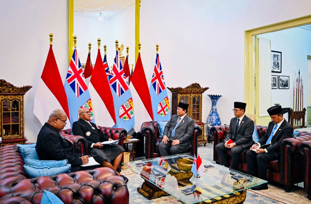 PM Rabuka Apresiasi Dukungan Indonesia dalam Menjaga Kedaulatan dan Pembangunan Regional