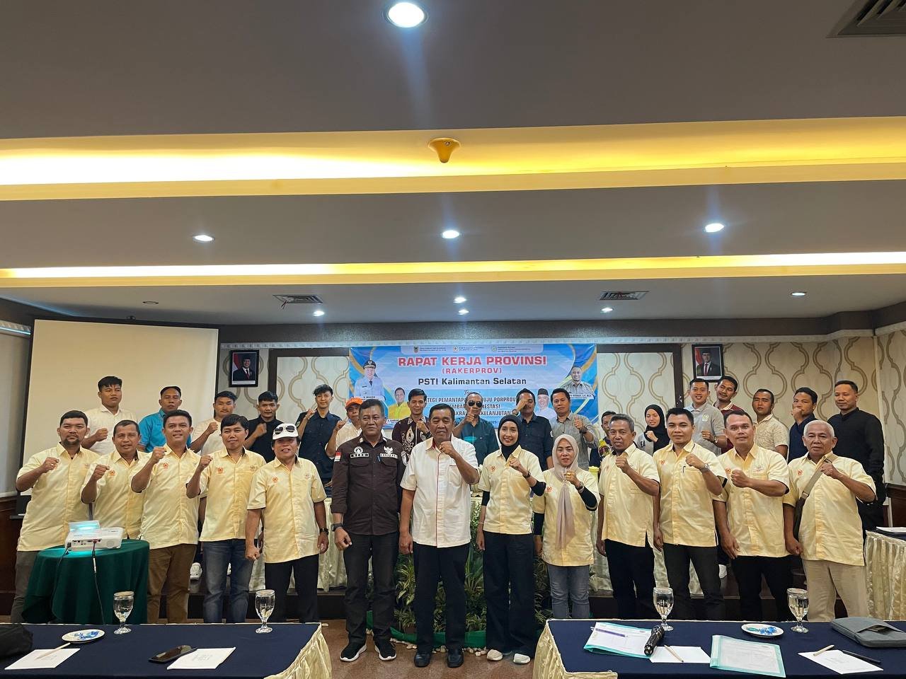 PSTI Kalsel Gelar Rakerprov 2025, Matangkan Strategi Menuju Porprov 