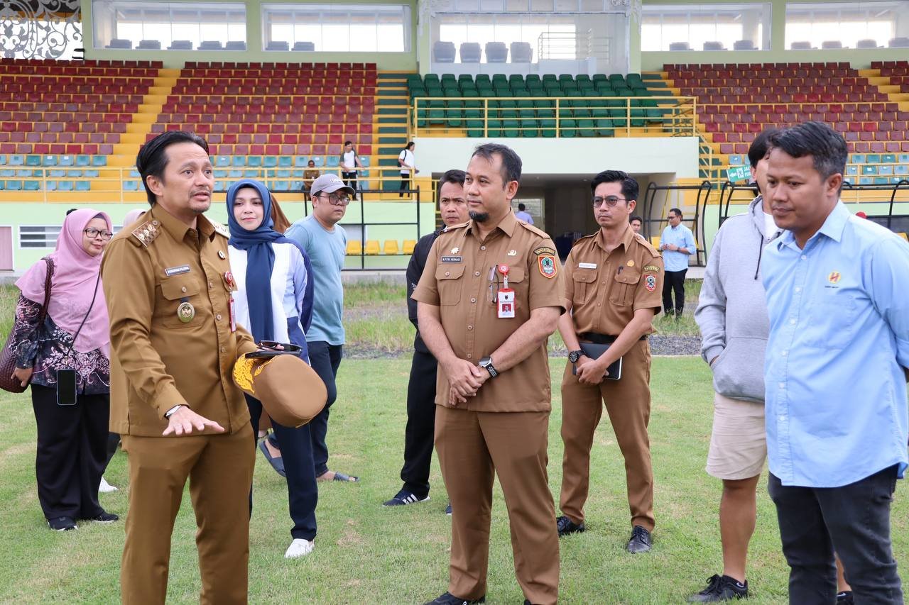 Wagub Kalsel Tinjau Stadion 17 Mei, Dorong Percepatan Renovasi dan Pemanfaatan Lapangan Untuk Masyarakat