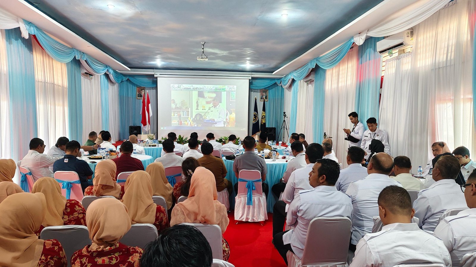 Kanwil Ditjen Pemasyarakatan Kalsel Ikuti Puncak Hari Bhakti Pemasyarakatan ke-61 Secara Virtual