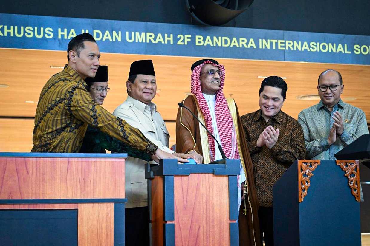 Presiden Prabowo Resmikan Terminal Khusus Haji dan Umrah 2F Bandara Soekarno-Hatta