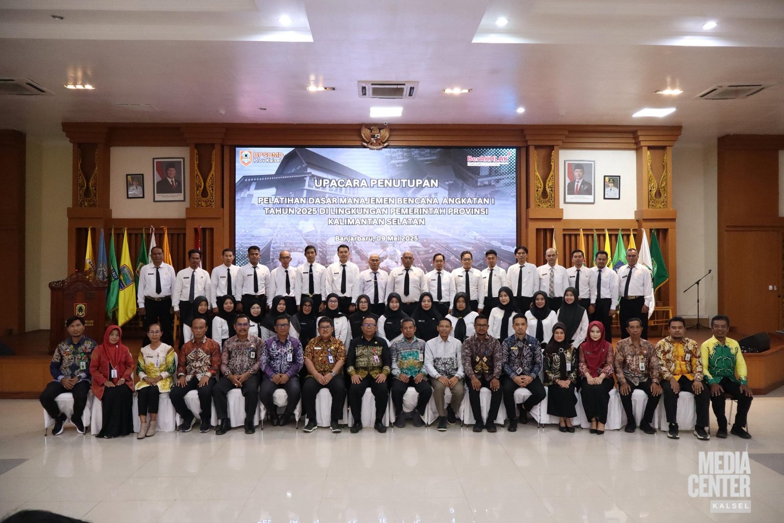 Tutup Pelatihan Manajemen Bencana, BPSDMD Kalsel Tekankan Penguatan Kapasitas dan Sinergi ASN