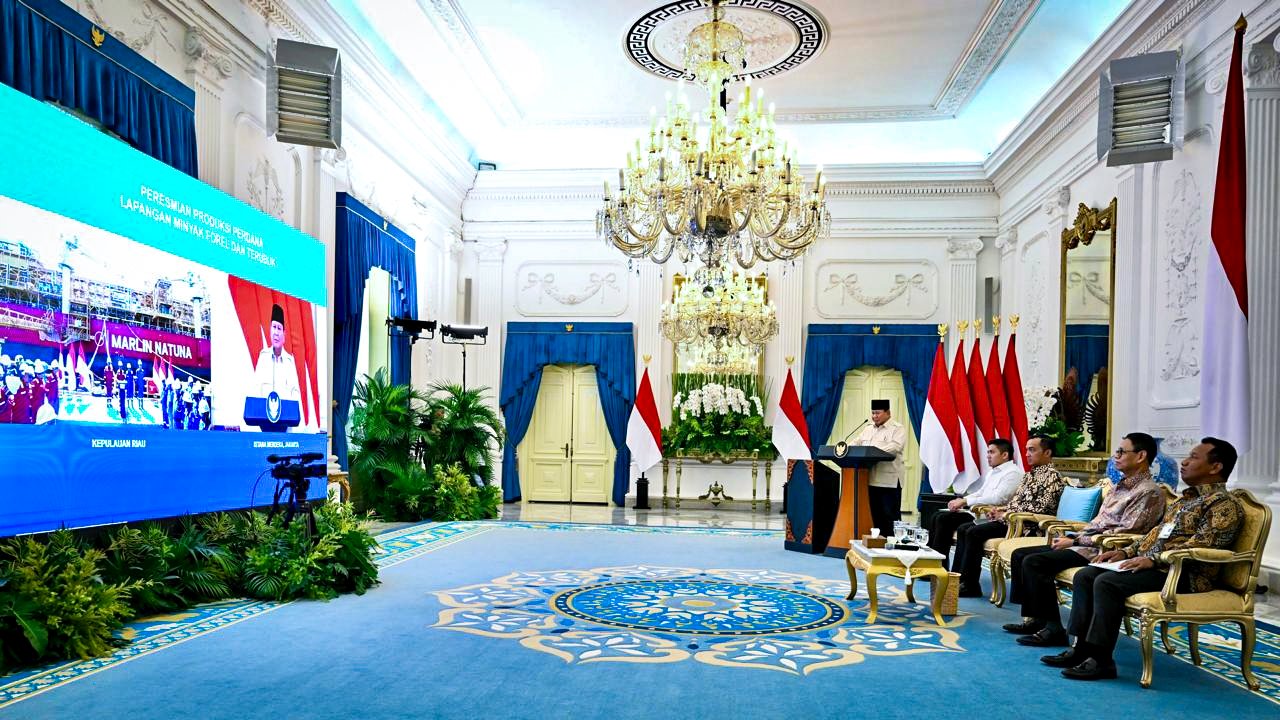Presiden Prabowo Resmikan Produksi Perdana Lapangan Minyak Forel dan Terubuk di Natuna: Tonggak Swasembada Energi Nasional