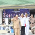 Gubernur H Muhidin Pimpin Upacara Ziarah Peringatan HUT Ke-76 Tentara ALRI Divisi IV Pertahanan Kalimantan
