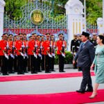 Tiba di Government House Thailand, Presiden Prabowo Disambut dengan Upacara Resmi