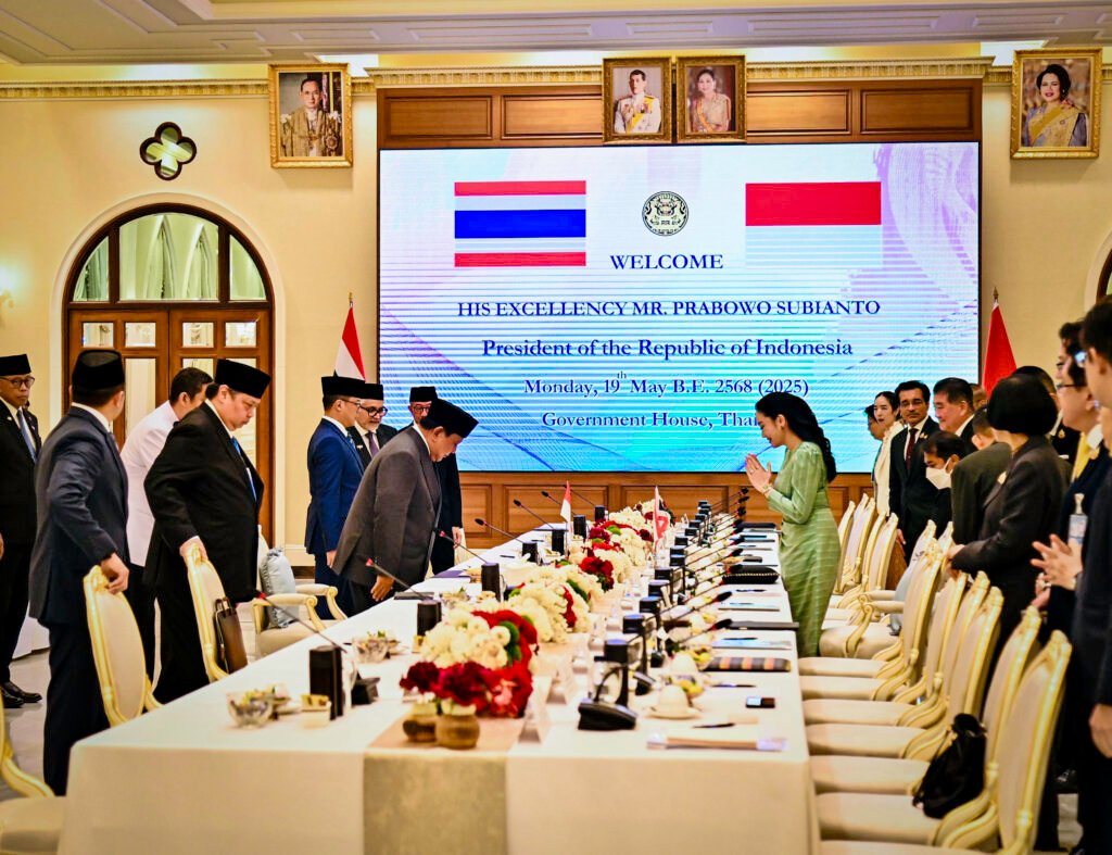 Presiden Prabowo Subianto Tegaskan Komitmen Penguatan Kemitraan Strategis Indonesia–Thailand