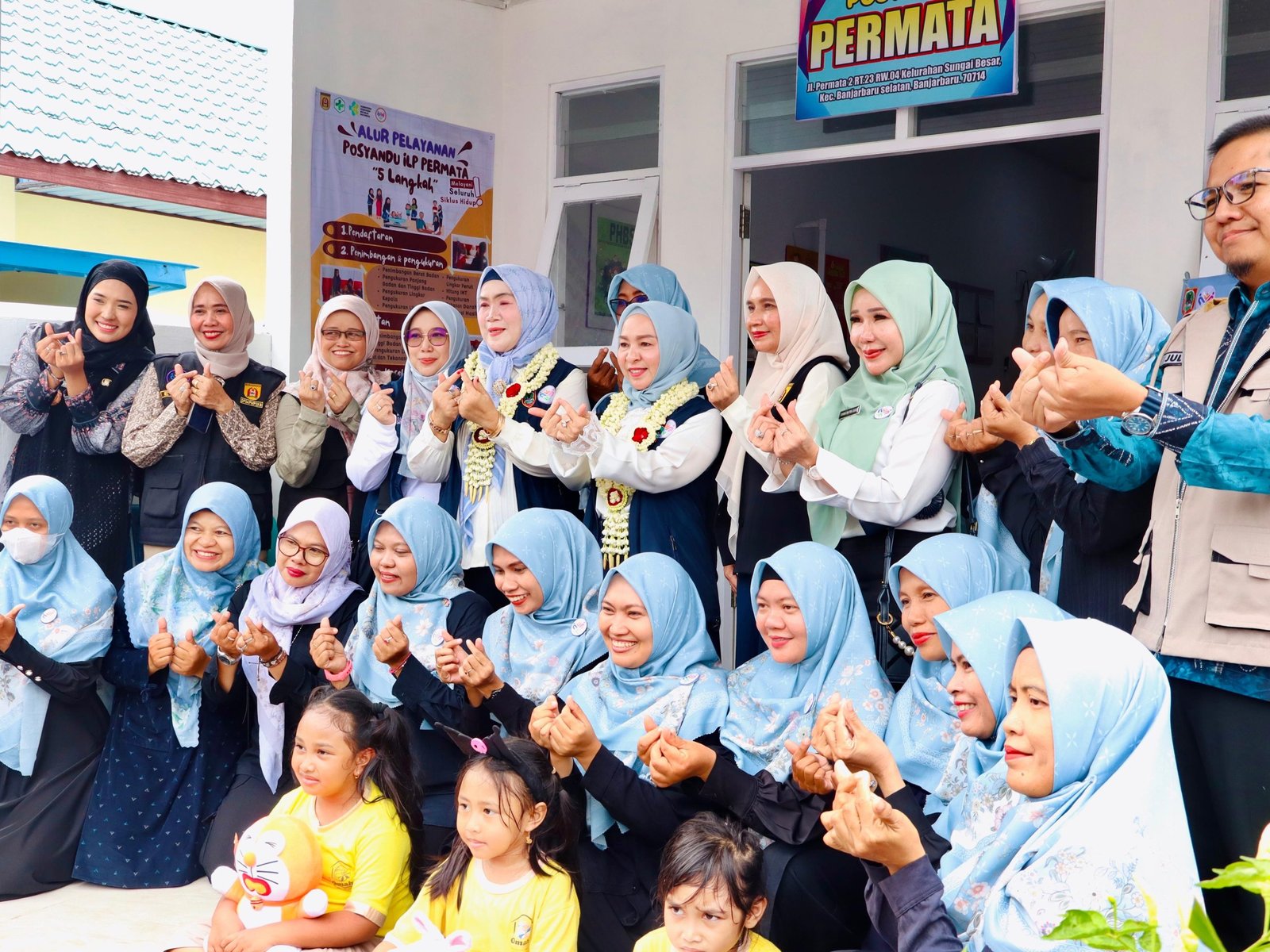 TP Posyandu Kalsel Sukses Menerapkan 6 SPM di Kelurahan Sungai Besar Kota Banjarbaru