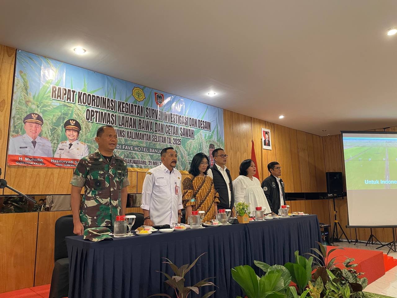 Kuatkan Ketahanan Pangan, DPKP Kalsel Gelar Rakor SID, Optimalisasi Lahan Rawa dan Cetak Sawah Tahun 2025
