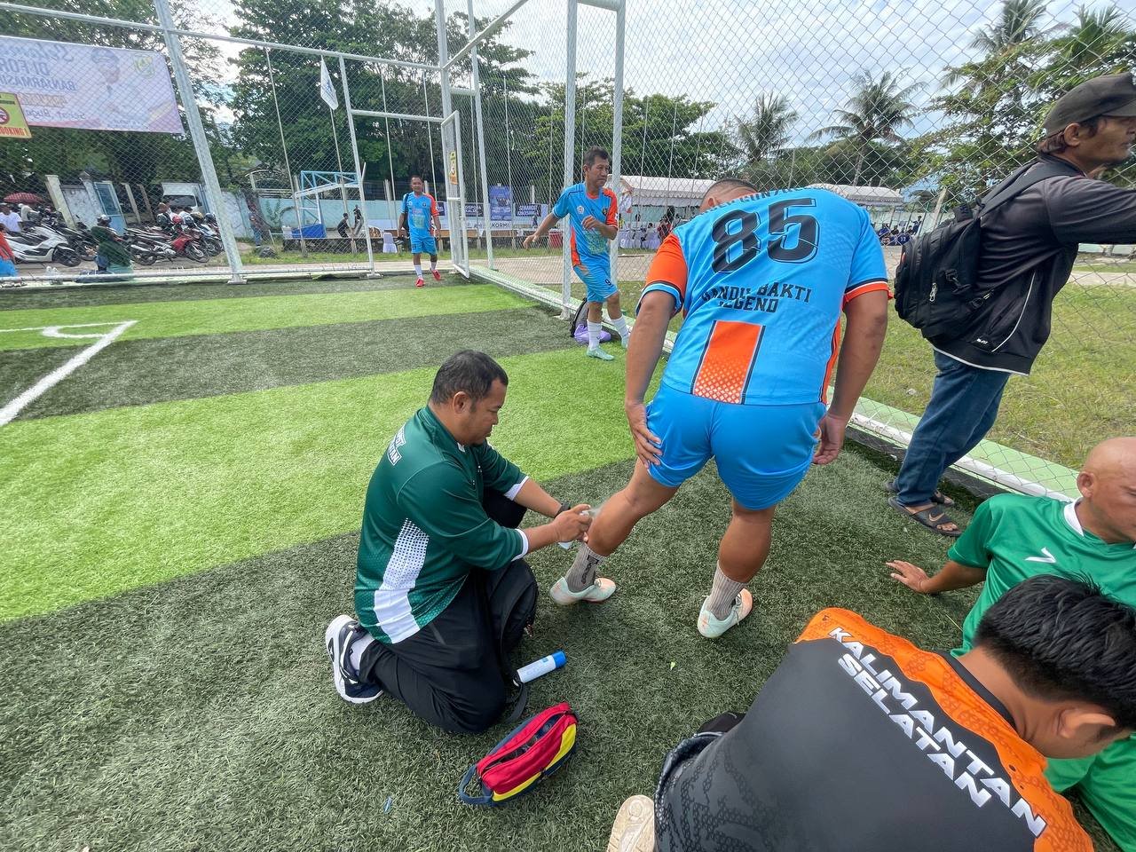 PTOI Kalsel Turunkan 20 Sport Terapis untuk Jaga Keamanan Pegiat di Forda 2025