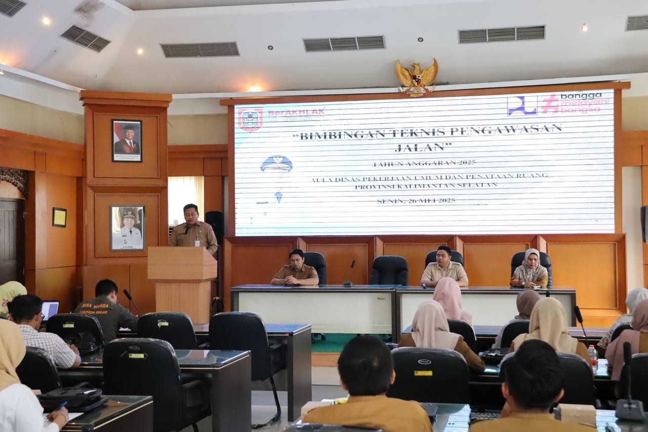 35 Peserta Ikuti Bimtek, Pemprov Kalsel Komitmen Tingkatkan Kompetensi SDM Infrastruktur