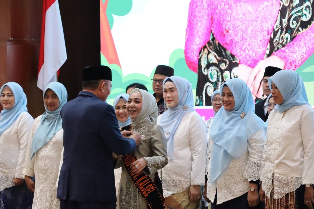 Fathul Jannah Muhidin Resmi Dilantik sebagai Bunda PAUD Provinsi Kalsel