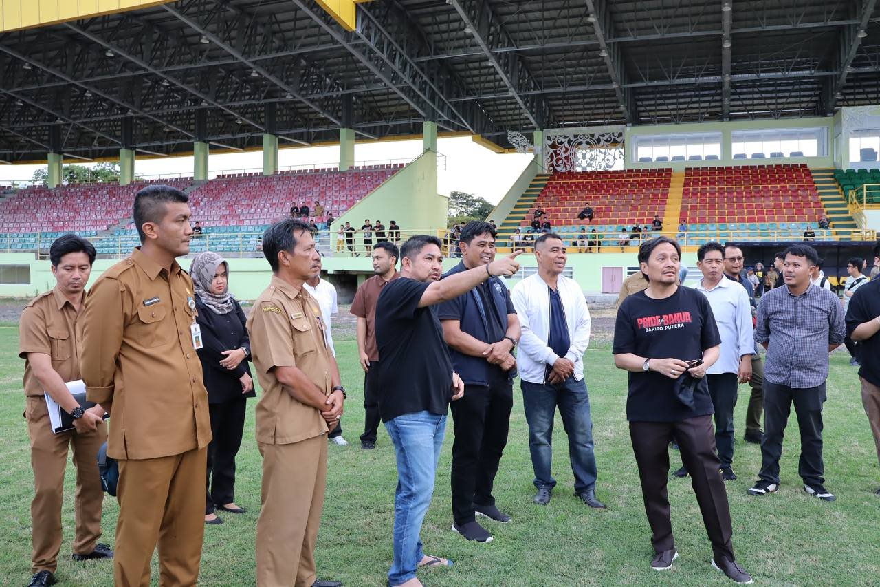 Wagub Kalsel Tinjau Stadion 17 Mei, Siap Bangkitkan Kejayaan Barito Putera di Liga 2