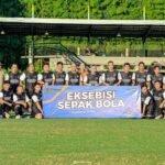 Gerakkan Budaya Olahraga, Tim Sepakbola Dispora Kalsel Taklukan Tim Yogyakarta di Laga Persahabatan  