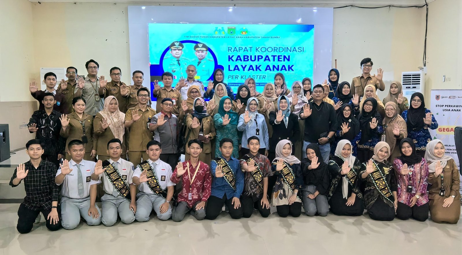 Pemkab Tanbu Gelar Rakor KLA Per Klaster Tahun 2025: Hak Anak Sebagai Prioritas Utama