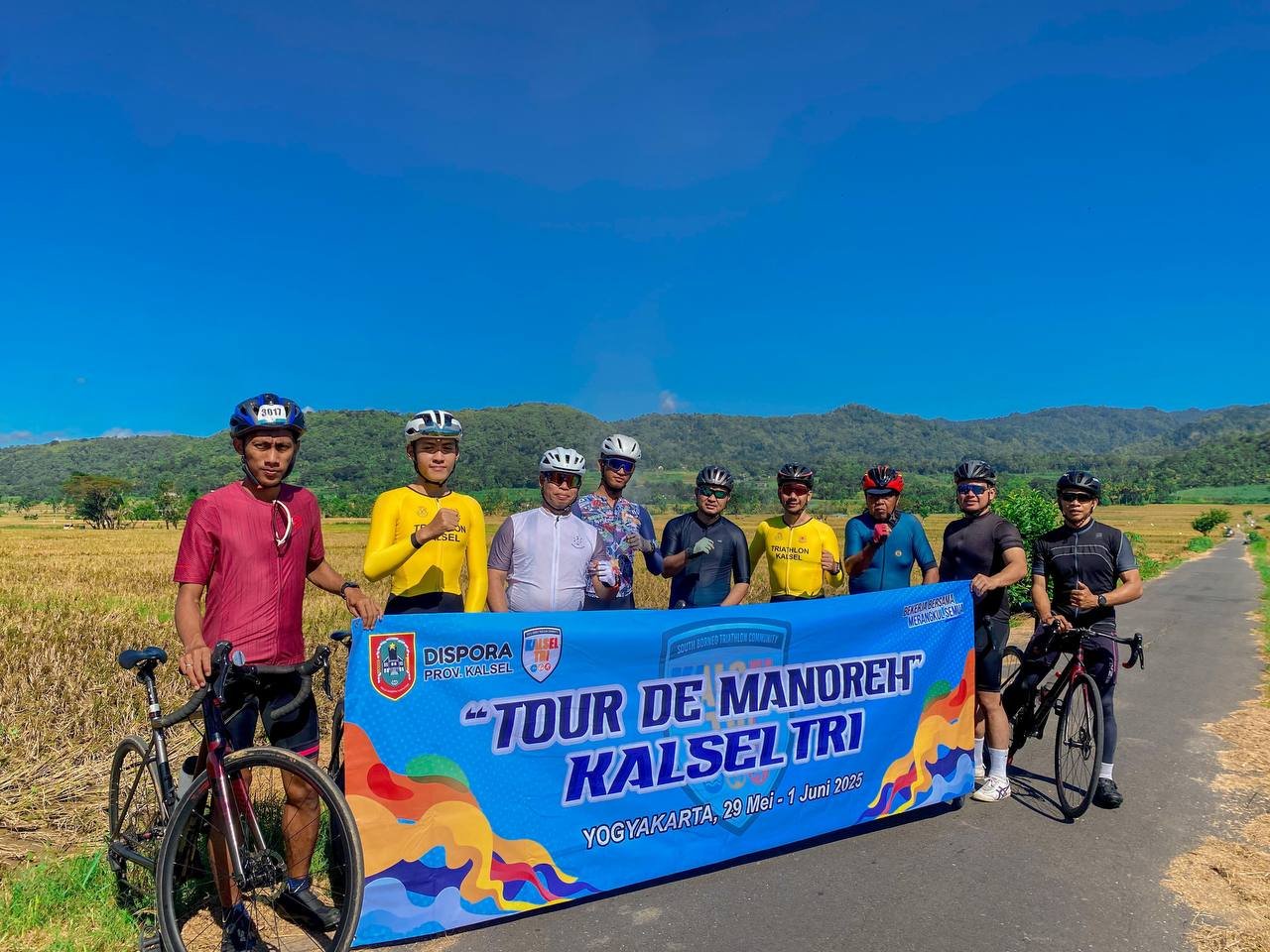 Taklukan Menoreh dan Merapi, Tim Triathlon Kalsel Siap Unjuk Gigi di Kejurnas