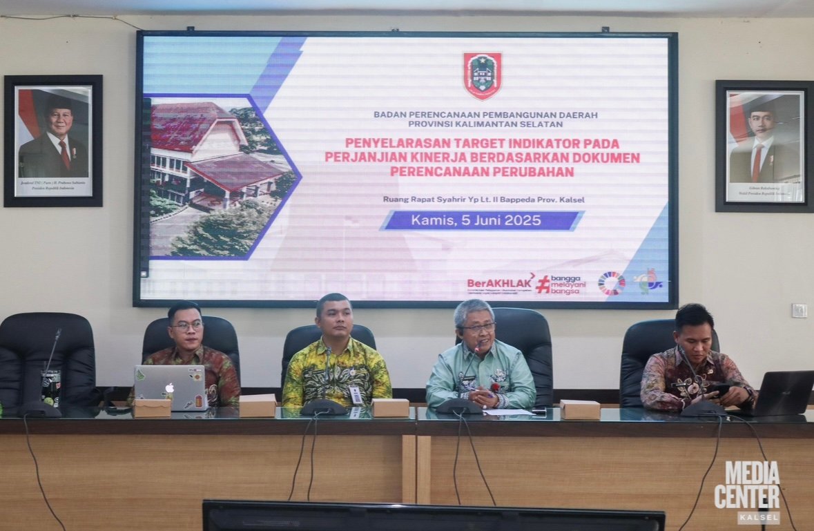Bappeda Kalsel Gelar Penyelarasan Target Indikator untuk Perkuat Keterpaduan Perencanaan Pembangunan Daerah