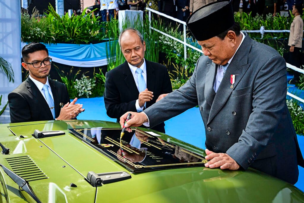 Presiden Prabowo Resmikan Peluncuran Kendaraan Listrik Taktis “PANDU”, Era Baru Pertahanan Ramah Lingkungan