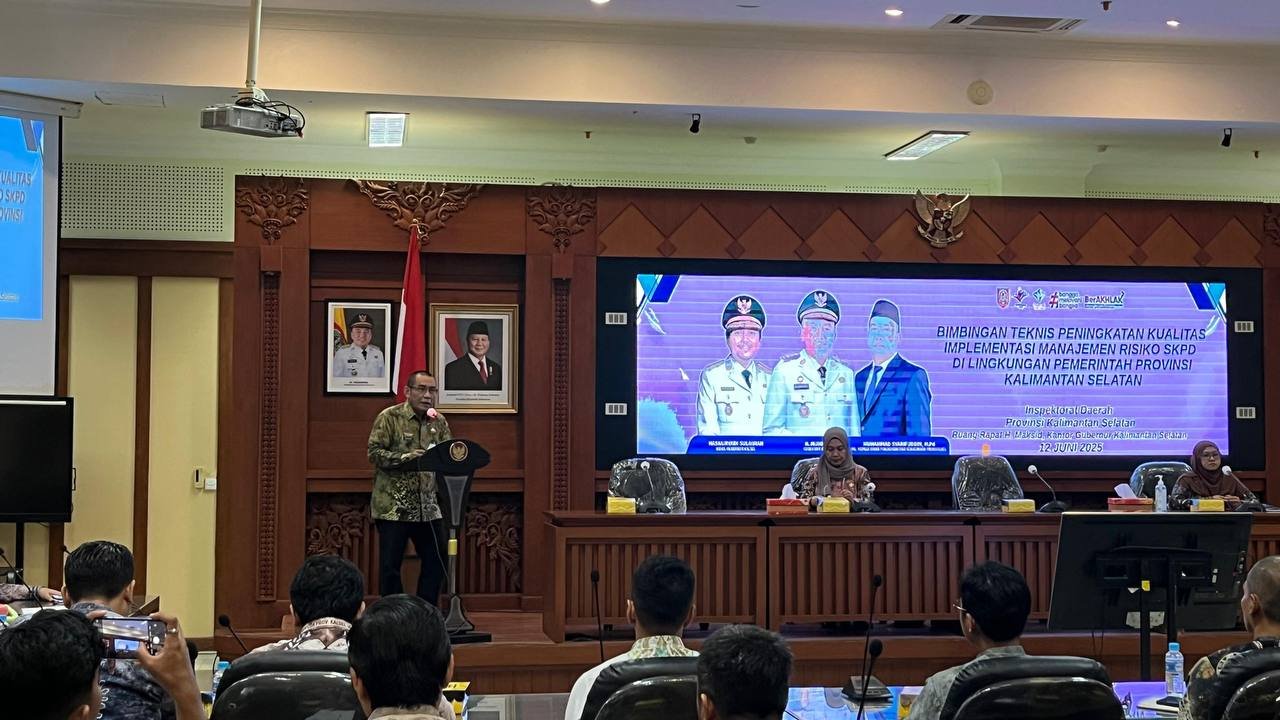 Inspektorat Kalsel Dorong Peningkatan Kualitas Manajemen Risiko SKPD Melalui Bimtek Strategis