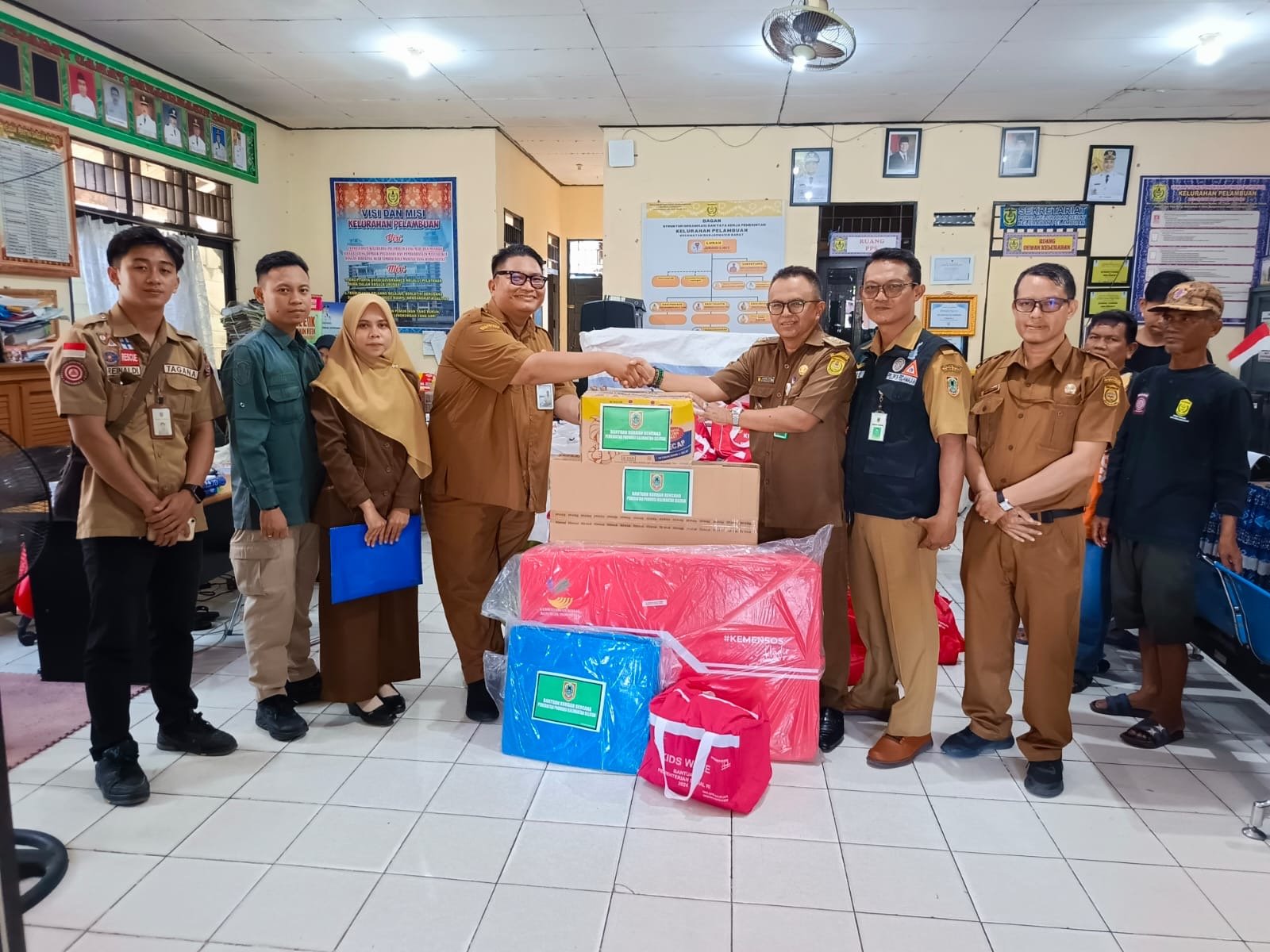 Respon Cepat Bencana Sosial, Pemprov Kalsel Berikan Bantuan Tanggap Darurat Kebakaran di Kota Banjarmasin