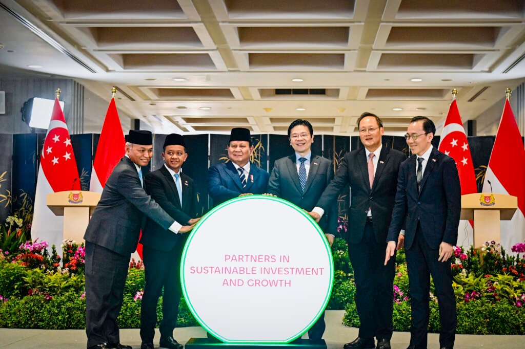 Presiden Prabowo dan PM Wong Hadiri Milestone Ceremony Proyek Energi Terbarukan