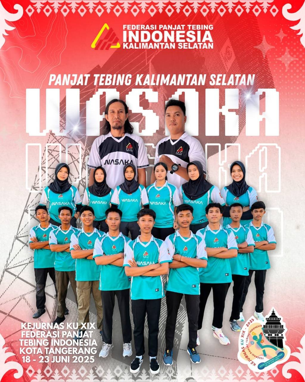 FPTI Kalsel Kirim 15 Atlet Usia Dini ke Kejurnas Panjat Tebing XIX 2025 di Tangerang