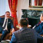 Transit di Praha, Presiden Prabowo Terima Kunjungan PM Ceko Petr Fiala