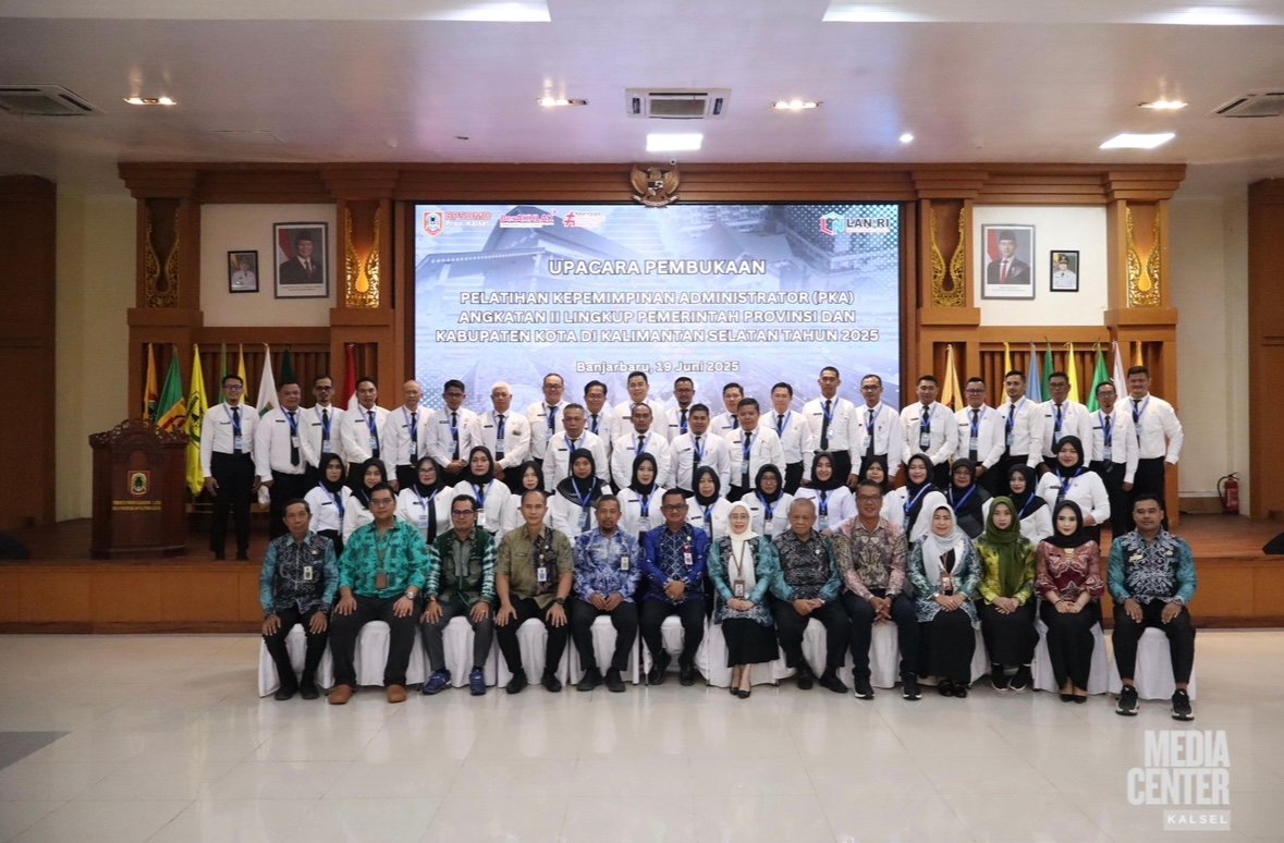BPSDMD Kalsel Gelar Pembukaan Pelatihan Kepemimpinan Administrator Angkatan II Tahun 2025