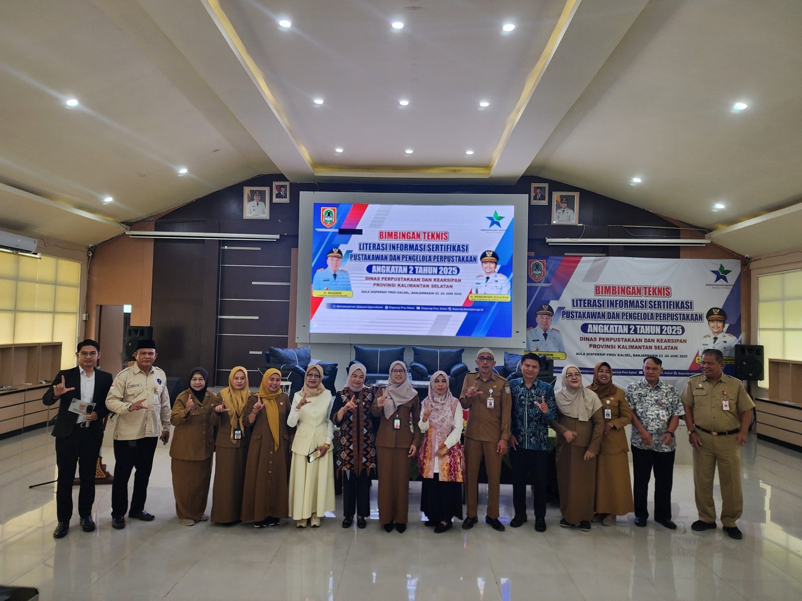 Dispersip Kalsel Gelar Sertifikasi Pustakawan dan Pengelola Perpustakaan Angkatan Kedua