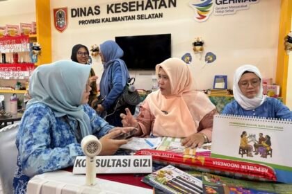 Di Kalsel Expo 2025, Dinkes Kalsel Berikan Layanan Kesehatan Gratis bagi Pengunjung
