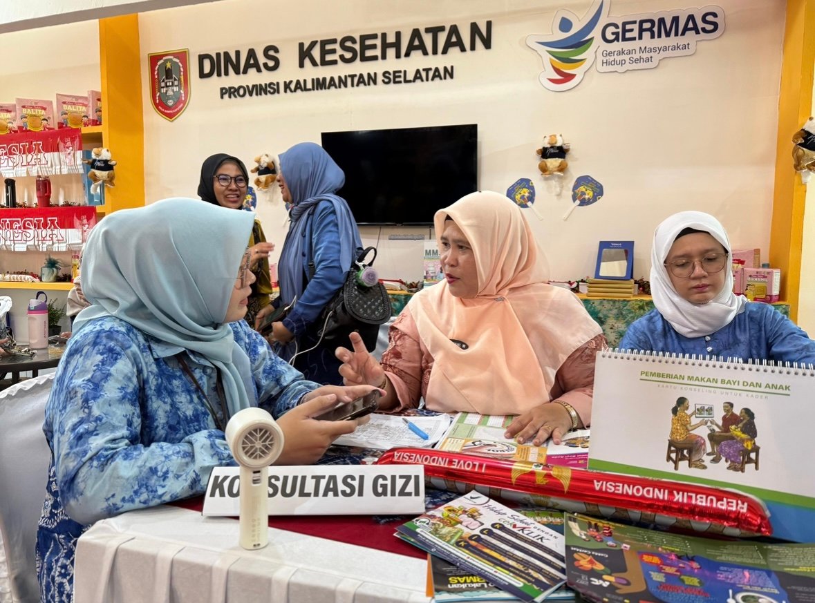 Di Kalsel Expo 2025, Dinkes Kalsel Berikan Layanan Kesehatan Gratis bagi Pengunjung