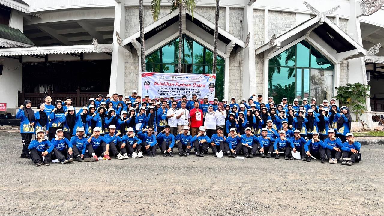 100 Pelajar Kalsel Ikuti Pelatihan Paduan Suara untuk HUT ke-80 RI