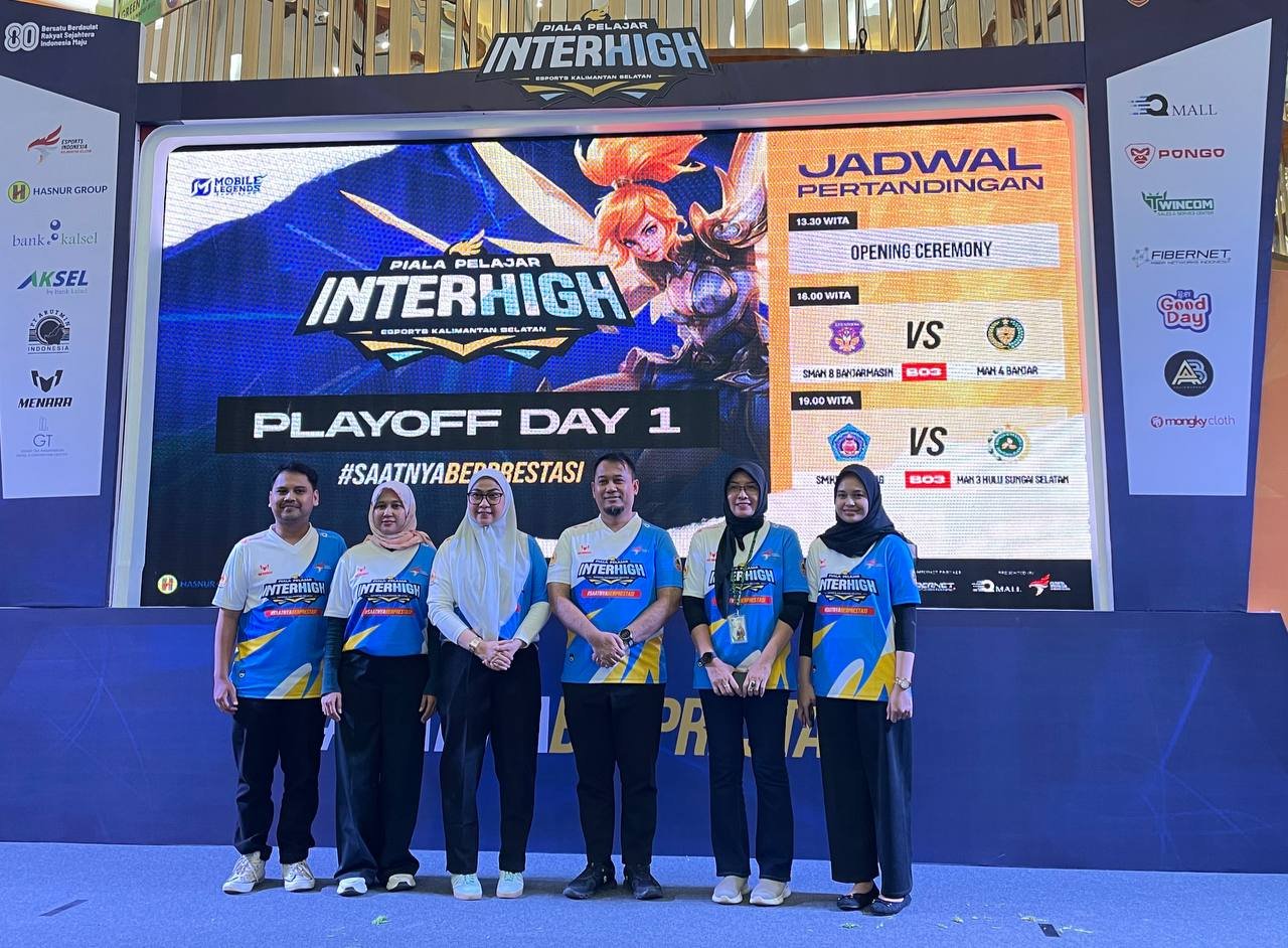 Ratusan Sekolah di Kalsel Perebutkan Piala Pelajar Esport Interhigh 2025