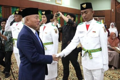 Gubernur Kalsel Kukuhkan Paskibraka Kalsel 2025, Putra Putri Terbaik Siap Kibarkan Merah Putih di HUT RI ke-80