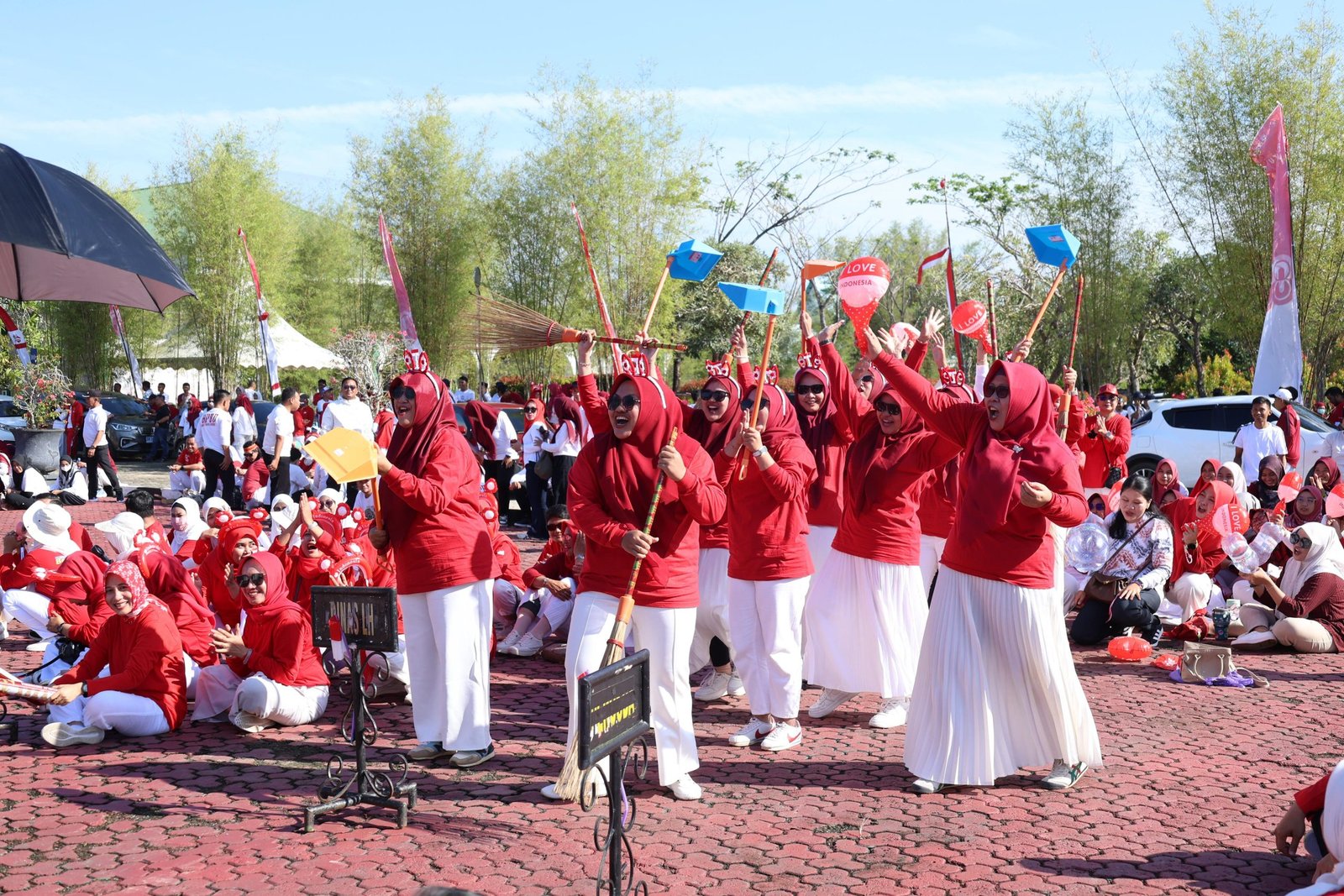 Lomba Yel-yel Antar SKPD Semarakkan HUT RI ke-80 di Tanah Bumbu