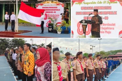 Lapas Banjarmasin Gelar Upacara HUT ke-80 Republik Indonesia