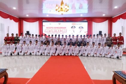 Pemkab Tanah Bumbu Gelar Resepsi Kenegaraan HUT ke-80 Republik Indonesia
