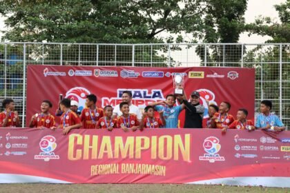 Haus Soccer Banjarmasin Juara Piala Menpora 2025 Regional U-12, Siap Melaju ke Tingkat Nasional